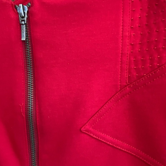 BCBGeneration Red Zip Front Bodycon Mini Skirt - Picture 11 of 12